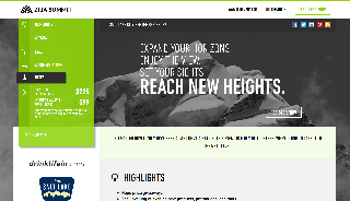 Screenshot of ZijaSummit.com from 2014 on the WayBackMachine.